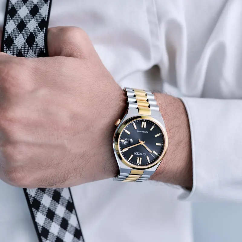 Citizen Tsuyosa Automatic Black Dial Men’s Watch- NJ0154-80H